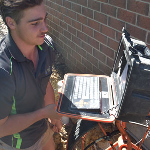CCTV Drain inspection Andrew Evans Plumbing Adelaide & Adelaide Hills